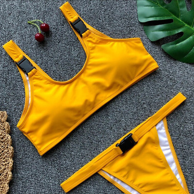 

Sexy&pure color swimsuit bikini