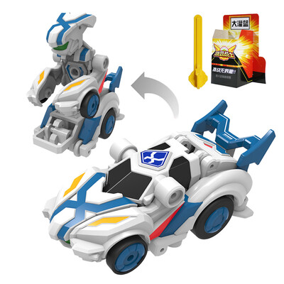 

Smart&creative jumping warrior deformation toy car boy girl children magic car god toy single only -9804 sports car
