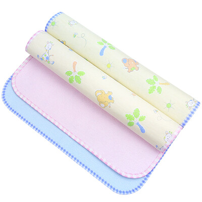 

like baby (elepbaby) infant urine pad bamboo fiber three thickening waterproof diapers pad size 100X60CM (blue + pink) 2 installed