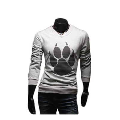 

Zogaa New Korean Mens T-shirt Printing Long Sleeve