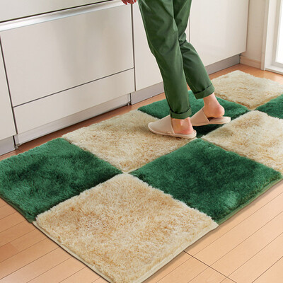 

Rich home FOOJO living room bedroom full of carpet pieces puzzle carpet 40 40cm white