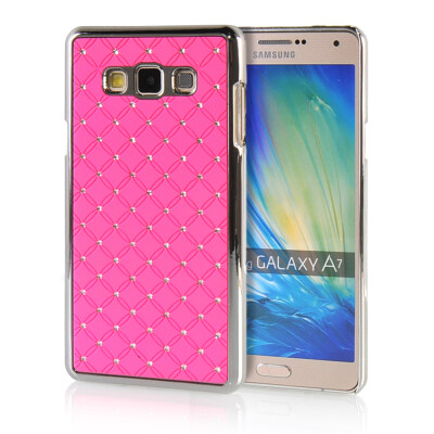 

MOONCASE Hard Chrome Plated Star Bling Back ЧЕХОЛ ДЛЯ Samsung Galaxy A7 Pink