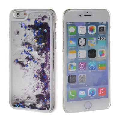 

MOONCASE Игристые песочные часы Дизайн Жесткий Прорезиненные чехол для Apple IPhone 6 (4.7 inch) Фиолетовый