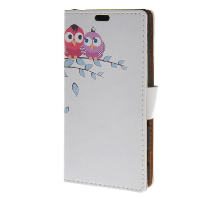 

MOONCASE Case for Sony Xperia Z4V Leather Flip Wallet Style Card Holder and Kickstand Case Cover [Cute Pattern] Design / a09