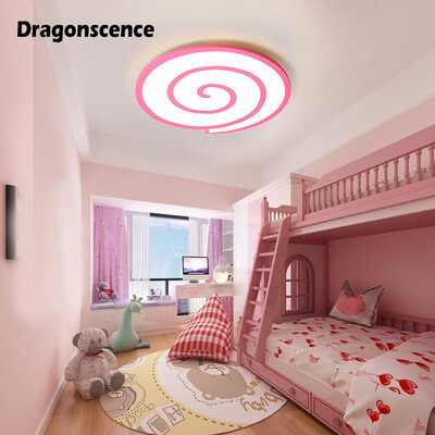 

Dragonscence Modern led ceiling lights Lovely pink Style led ceiling lamp fixtures for Girls room bedroom Children room nursery