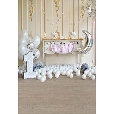 

Snow White Happy Time Photo Backdrop 57FT Vinyl Fabric Cloth Digital Printing Wedding Birthday Background S-3081