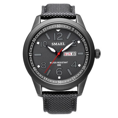 

SMAEL New Watch Waterproof Calendar Leather Multi Function Male Watch Outdoor Sports Quartz Watch