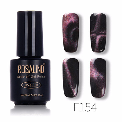 

ROSALIND Gel 1S New Arrival 3D Magnetic Cat Eye Nail Gel Varnish Soak Off UV Glitter Manicure Gel Polish Long-lasting Nail Art