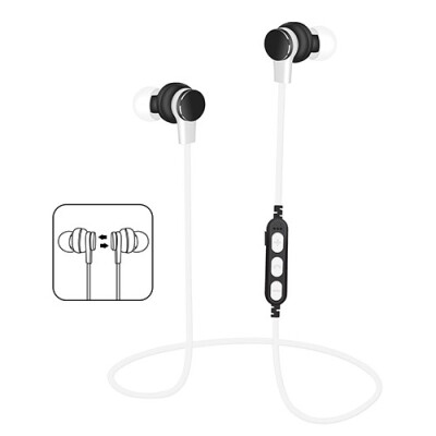 

Metal plug in memory card running wireless dual earphone Bluetooth headset