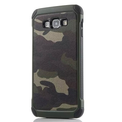 

MITI-Samsung Galaxy A8 A800 Cases Popular Camouflage 2 in 1 Style Luxury Genuine Leather Phone Cover For Samsung A8 High Quality