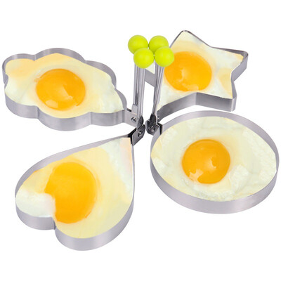 

Jingdong supermarket Baijie Baijie stainless steel omelette decoction mold four loaded