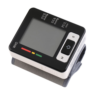 

Automatic LCD Digital Wrist Blood Pressure Monitor Heart Pulse Measure