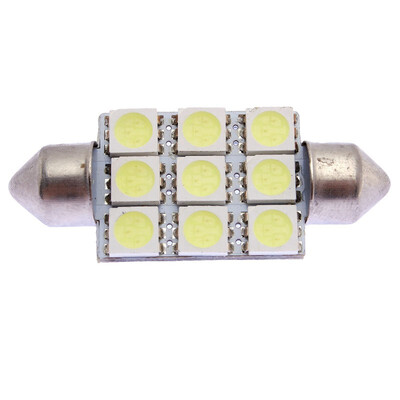 

новые 39mm 9 SMD 5050 под купол свет фонаря колба экспресс - белый фестон 82864