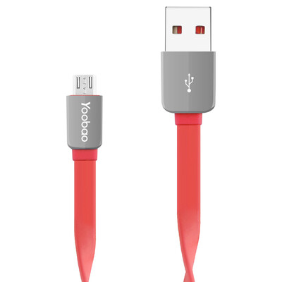 

Yoobao красочный YB-405 USB-кабель для передачи данных / зарядная линия 1,5 метра версия красного универсального