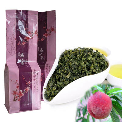 

Free Shipping 250g Taiwan Alishan High Mountain Tea Peach Flavour Oolong Tea Frangrant Tieguanyin tea Good Tikuanyin