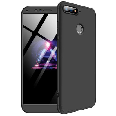 

MOONCASE Moto G6 three-section all-inclusive shield - black