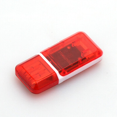 

Hot Red USB 2.0 Micro TF Memory Card Reader Adapter