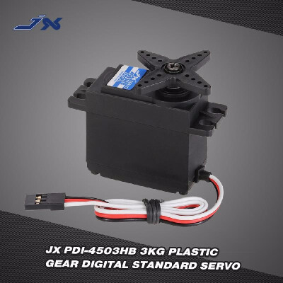 

JX PDI-4503HB 3KG Plastic Gear Digital Standard Servo for RC Car Boat Drone Helicopter