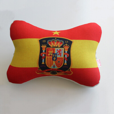 

Russia World Cup 2018 Automobile Cotton Hemp Bone Pillow Cartoon Head Pillow Neck Pillow Fans Souvenirs