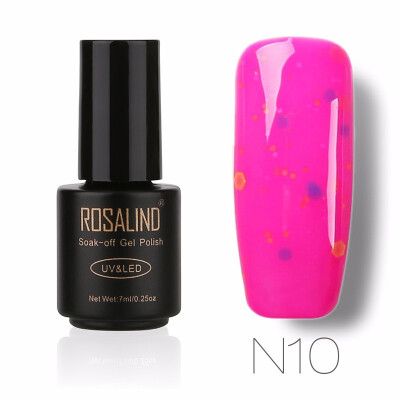 

ROSALIND Gel 1S 7ml N01-24 Cheese Series Nail Gel Polish UV LED Glitter Manicure Nail Art Semi Permanent Soak Off gel lacquer