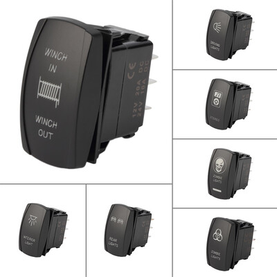 

7PIN лазером АРБ Лиги Нарва Rocker Switch Светодиодные бампер синий