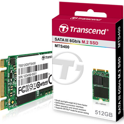 

Transcend MTS400 512G M.2 2242 Твердотельный накопитель