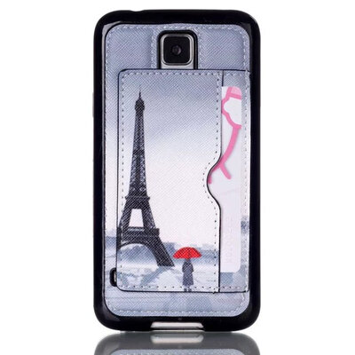 

мити кожа Samsung S5 Flip покрытия Samsung Galaxy S5 дело с слот для карт i9600 G900 оригинал phone accessories.