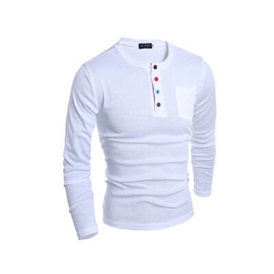 

Zogaa New Mens Polo Shirt Simple Patchwork