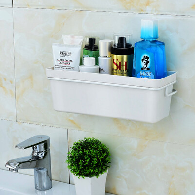 

Guardian bathroom shelf vanity storage box free punching bathroom wall-mounted bathroom suction cup suction wall toilet