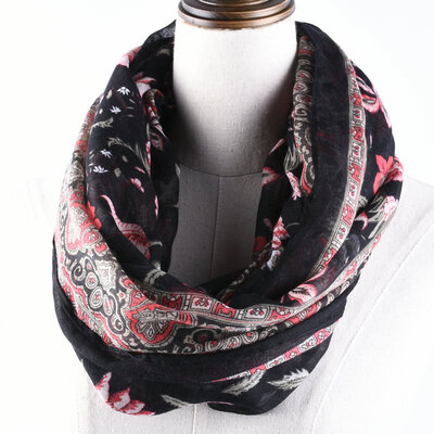 

Guttavalli Women Fashion Flowers Вискозное кольцо Шарф Мягкое лето Шевролевая шальная планка Романтические полоски Геометрическая цветочная бесконечность Шрам