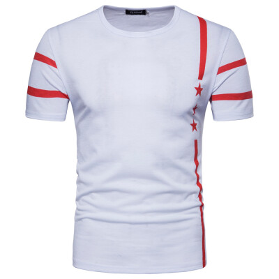 

Mens Casual Round Neck Short Sleeve T Shirt