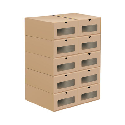 

QDZX Martin 3th 10 shoe box transparent drawer type carton finishing box environmentally thick padded desktop storage box shoe box men&women shoe box storage box storage box storage box