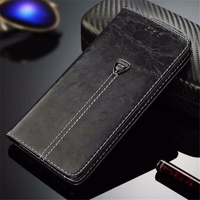 

Men Luxury Flip Leather Wallet Phone Case For iPhone 7 5 5s SE 6 8 Plus X