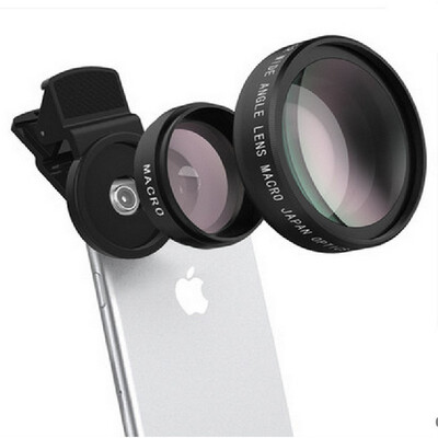 

Weis universal mobile phone professional 37Mm 045X 49UV ultra wide angle two in one mobile phone lens E-jingtou006