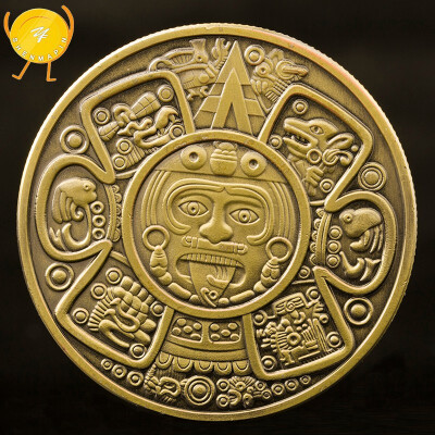 

Commemorative Coin Maya Civilization Collection Gifts Souvenir Craft Art Bitcoin Mexican coins