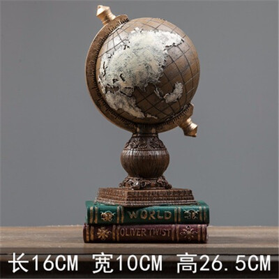 

American globe Home Crafts Living Room Bedroom Office Decoration Wine Cabinet Creative Small figurines