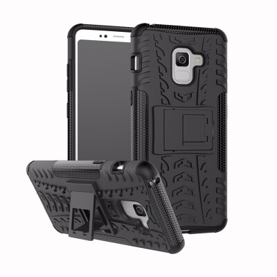 

Goowiiz Phone Case For Samsung Galaxy A5 2018A7 2018A8 2018A8 Plus 2018 Armor Tire Texture Rugged PCTPU Silicone