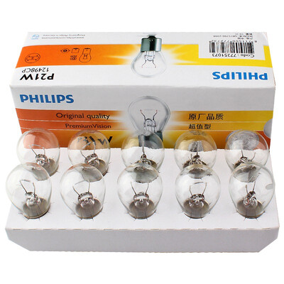 

Philips PHILIPS value type flat angle single-headed light P21W car light bulb 10 loaded