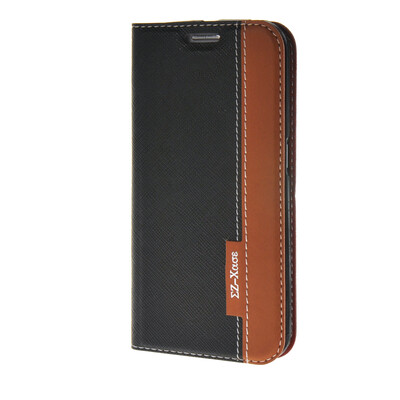 

MOONCASE Mixed colors Leather Side Flip Wallet Card Holder Stand Pouch ЧЕХОЛ ДЛЯ Samsung Galaxy S6 Edge Black