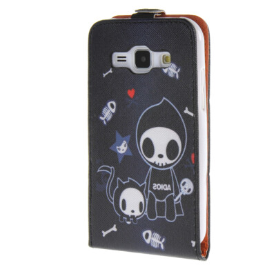 

MOONCASE Samsung Galaxy J1 ЧЕХОЛ ДЛЯ Leather Bottom Flip Pouch [Pattern series] /a01