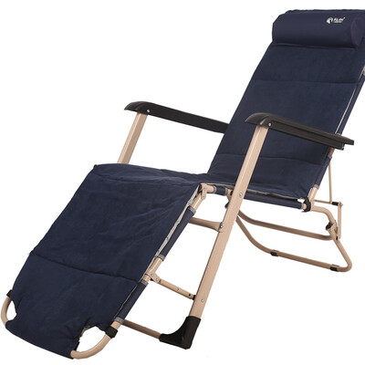

Red camp recliner Folding chair nap chair office simple bed saddle bed outdoor beach chair