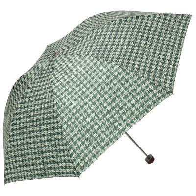 

Jingdong supermarket] paradise umbrella Scottish style lattice three fold umbrella sunny umbrella camel 339S