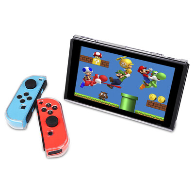 

BUBM Nintendo switch protection cover host base handle split bracket shell ns crystal transparent protective shell upgrade version