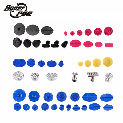

Super PDR Tools - Brand New 52pcs PDR Glue Tabs Work with Glue Puller Slide Hammer - Car Dent Repair Tools Set Dent removal