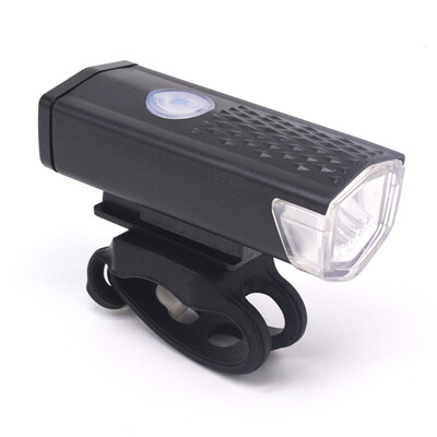 

Rechargeable USB 300lm LED Bicycle Bike Flashlight Lamp MTB Front Bicycle Cycling Light Headlight Headlamp Bike Accessories