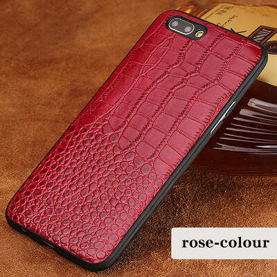 

Genuine Leather Phone Case For iPhone X Case Crocodile Texture All-inclusive Case For 6 6S 7 8 Plus Case