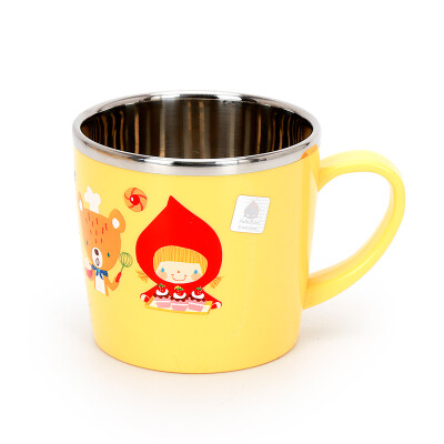 

Lock & Lock LOCK&LOCK HelloBeBe Imported Stainless Steel Cutlery Childrens Milk Cup Cartoon Cup With Handle Cup 250ml LBB478N