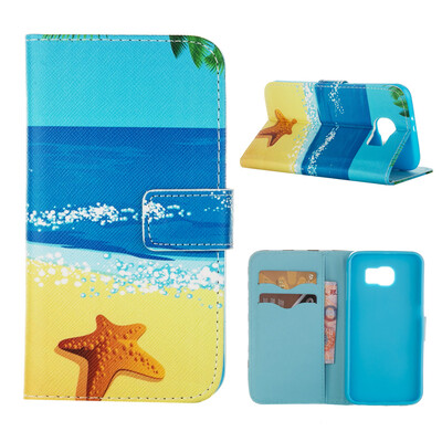 

MOONCASE ЧЕХОЛ ДЛЯ Samsung Galaxy S6 Flip PU Leather Fold Wallet Card Slot Kickstand Back [Pattern series] /a18