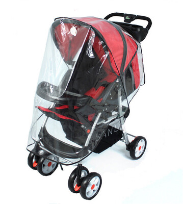 

Universal Waterproof Rain Cover Wind Shield Fit Most Strollers Pushchairs