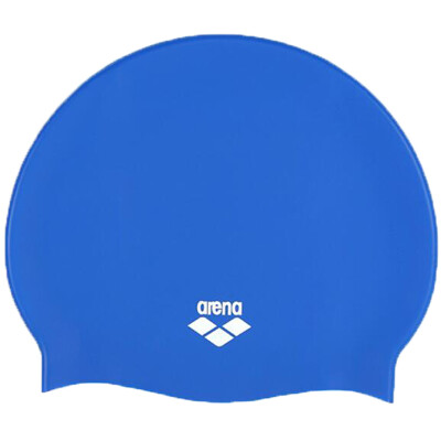 

Aina Arena Swim Cap Silicone Rubber Monochrome High Glue 3D Striped Male Female Swimming Cap ARN-4473N Red